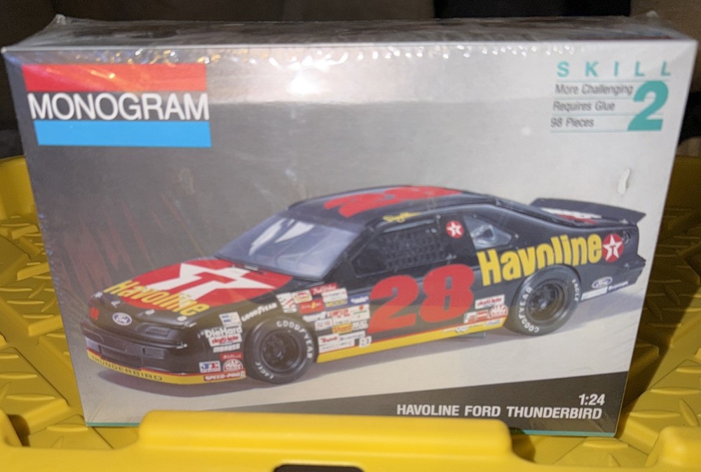 Vtg 1991 Monogram Havoline Ford Thunderbird Sealed 1:24