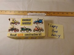 Vintage Empty Box Revell Quick Construction Kit Model Kit Box Highway Pioneers