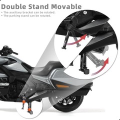 Goldwing Motorcycle Mini Model 1:12 – Alloy, Gray, for Gift