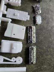 AMT 1/25 DOUBLE DRAGSTER, FIAT TOPOLINO ENGINE PARTS