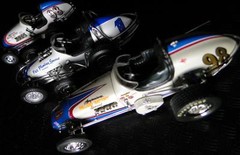 Race Car Sprint Midget Indy Grand Prix Racing Formula 1Racer Hot Rod Built Model