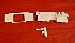AMT Craftsman 1960 Chevy Nomad Station Wagon Firewall and Radiator Wall 1/25
