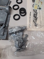 HUBLEY Kit 4858 MODEL A Station Wagon Metal Kit Open Box Sealed Parts