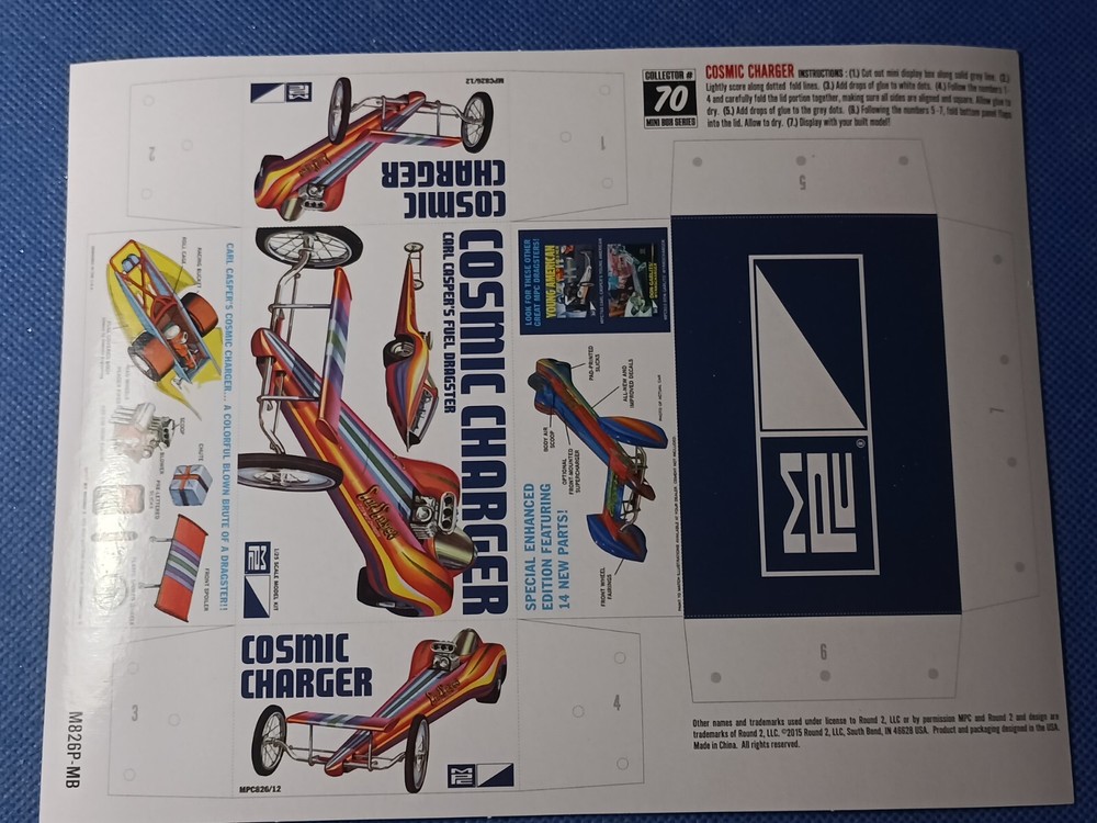 🌟 Collectible Mini Box Cosmic Charger 1:25 Scl 1000s Model Car Parts 4 Sale MPC