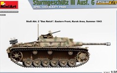MINIART 35338 1/35 Scale StuG III Ausf. G Ausf 1943 Alkett Prod. Interior Kit