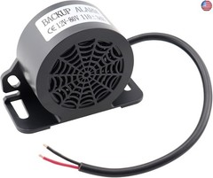 MIRKOO Backup Alarm 110dB 12V-80V DC Waterproof Industrial Heavy-Duty Backup