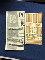AMT 1962 Pontiac Bonneville Convertible Kit #K612 Glue Bomb 1962 Issue