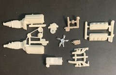 63 Corvette 427 ENGINE and PARTS 167 2010 AMT Model Car Parts COMBINE PARTS