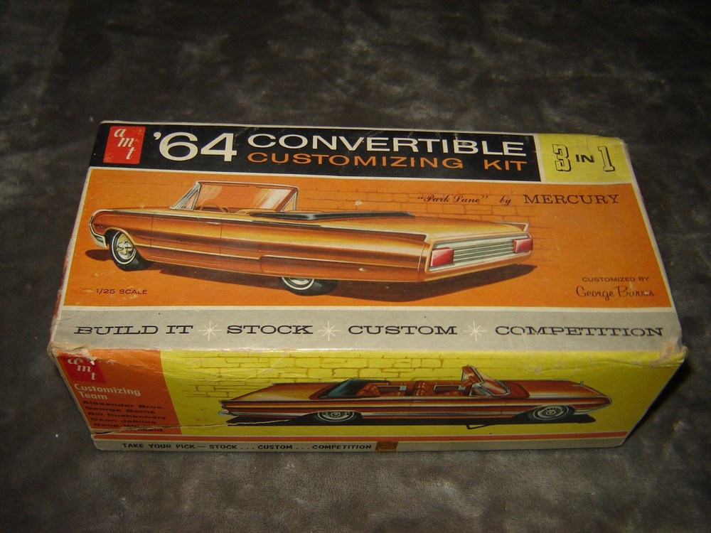 AMT 6314-150 Original kit 1964 Convertible Box open Kit MIB No Instructions NICE