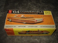 AMT 6314-150 Original kit 1964 Convertible Box open Kit MIB No Instructions NICE