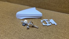 1940 FORD Standard Coupe HOOD, HINGES & TRIM 1/25 Scale Monogram NEW Model PARTS