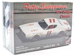 Salvino JR Models “#11” Richard Petty 1971 Dodge Charger 1/25 Model Car Kit