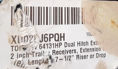 64131HP Dual Hitch Extension, 2-inch Towing Receivers, Extends Adjustable Length