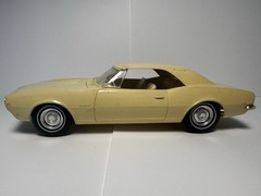 1967 Chevy Camaro Pale Yellow Coupe hardtop
