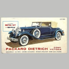 Hubley Packard Dietrich Conv. Victoria 1:22 Metal Kit Unassembled Model