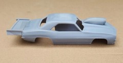 ABS-LIKE RESIN 3D PRINTED 1/18 1969 CHEVY CAMARO OUTLAW, SUPER GAS PRO BODY