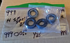 AMT FOUR (4) WHITE WALL TIRES 1/25 SCALE factory sealed bag PACKAGE #999