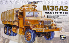 AFV Club AF35004 1/35 M35A2 6×6 1-12 Ton Cargo Truck – USA Shipping