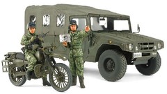 Tamiya 25188 1:35 JGSDF Recon Motorcycle & High MobilitySet Vehicle Kit