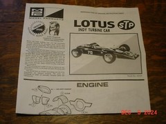 MPC Lotus INDY Turbine Car 1/25 Model Kit UPRM