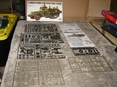 Tamiya 35070 M3A2 HALF TRACK Box Open 1975 Kit Mint in Box 1/35 scale NICE kit