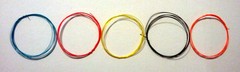 Lex’s Scale Modeling Ignition Spark Plug Wire 5 Pack 1/24-25.