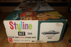 ORIGINAL 1/25 AMT 1960’s S-221 FORD THUNDERBIRD HT STYLINE KIT EMPTY BOX ONLY