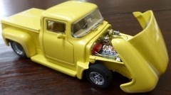 Ford Pickup Truck Race Wagon1Vintage24Hot Rat Rod Custom Built Metal Model Car