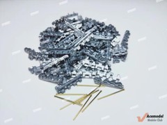 1/35 German Tiger I Early Ver.Tank Metal Track Links w/Metal Pins for Tamiya/RFM