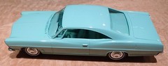 AMT promo car w/box 1967 Ford XL 428 Frost Turquoise Galaxie H.T.