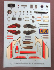 1986 Imai B-1194 HARLEY DAVIDSON FLH ELECTRA GLIDE model kit 1:12 parts sealed