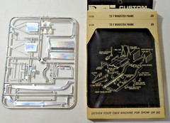 Vintage Revell Custom Car parts # C-1128 ’23 T Chrome Roadster frame complete