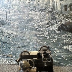 A Bridge Too Far ! British PARATROOPERS WILLYS JEEP COMMANDO CAR Vickers MGun!!