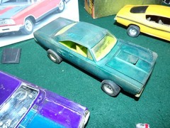 Vintage Lot 6 Built 1:24 Scale Model Car Kits Junkyard Lot Dodge Mopar GTX Charg