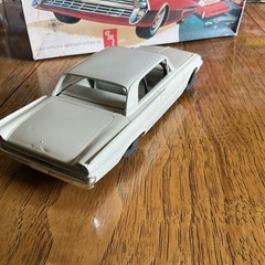 Built Model Car, STARTED AMT Skyline Kit Ford Galaxy Vintage Type Race Car