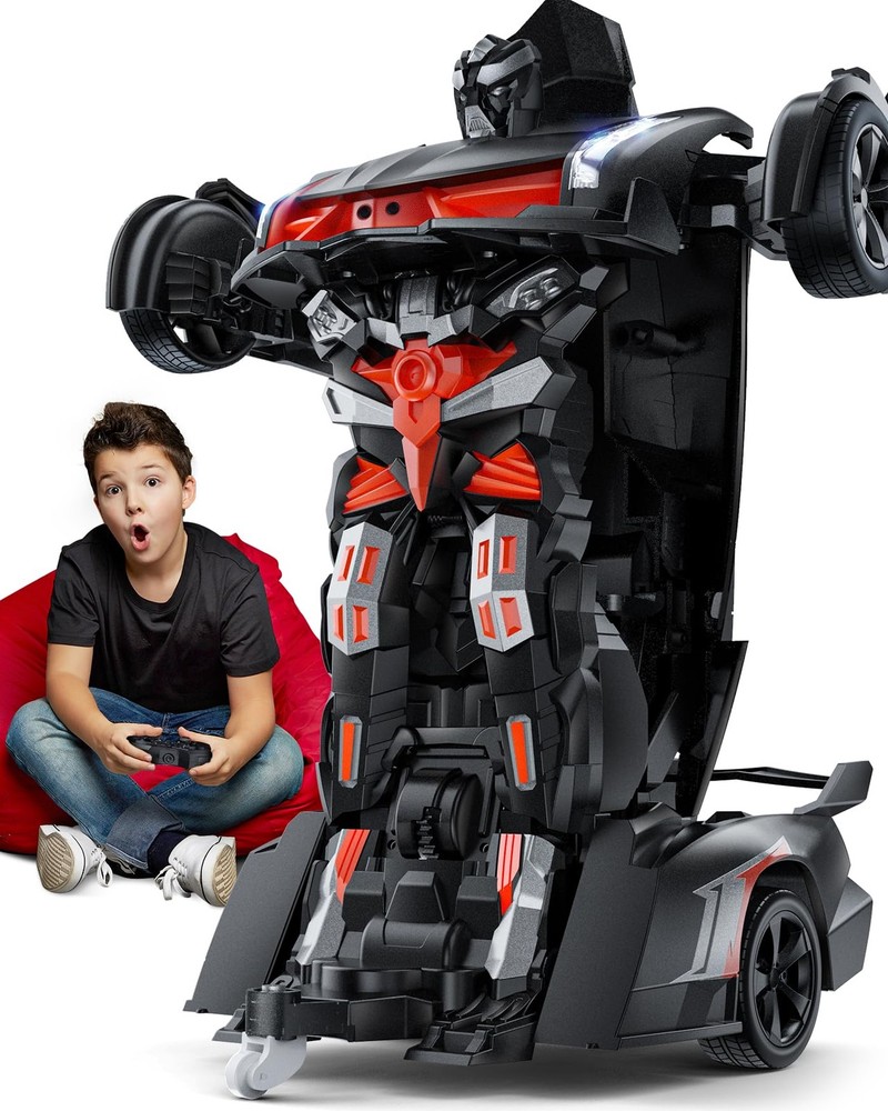 Veeniix V992 Transform Robot RC Car, 1:14 Scale, 2-in-1 scale, Gray
