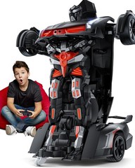 Veeniix V992 Transform Robot RC Car, 1:14 Scale, 2-in-1 scale, Gray