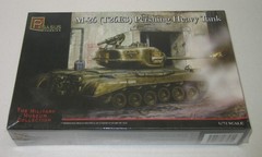 Pegasus 1/72 M-26 T26E3 Pershing Heavy Tank Tank Plastic Model Kit 7505