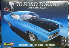 Revell 1970 Ford Torino Cobra 1:25 scale model car kit 14534