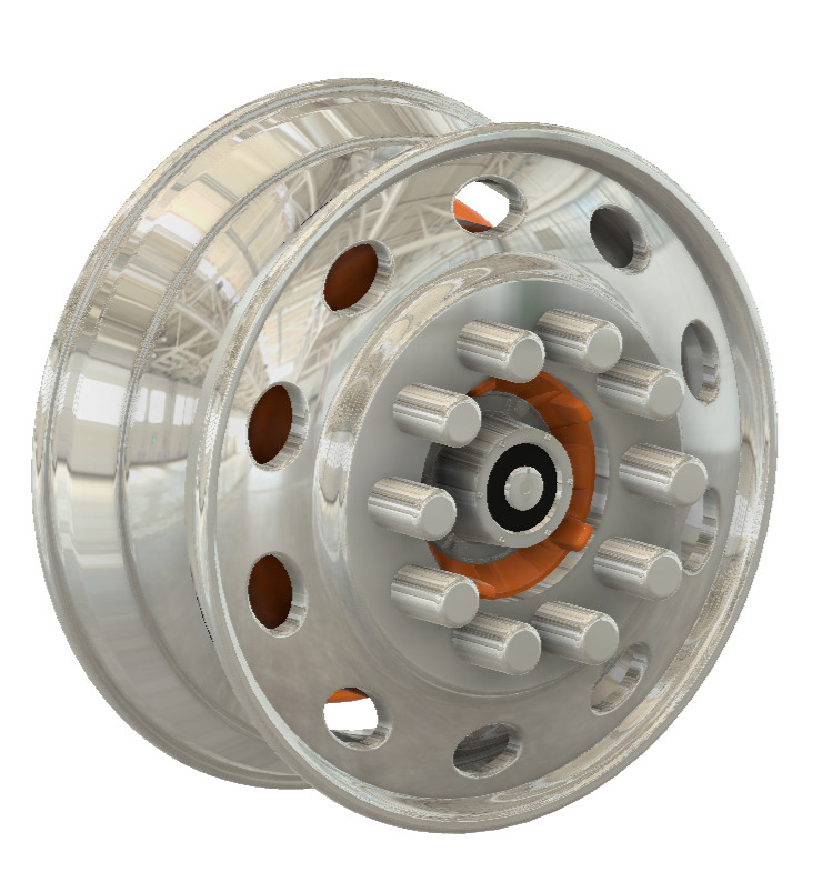 1/25 Scale Pete Oval 22.5 Alcoa Wheel Set