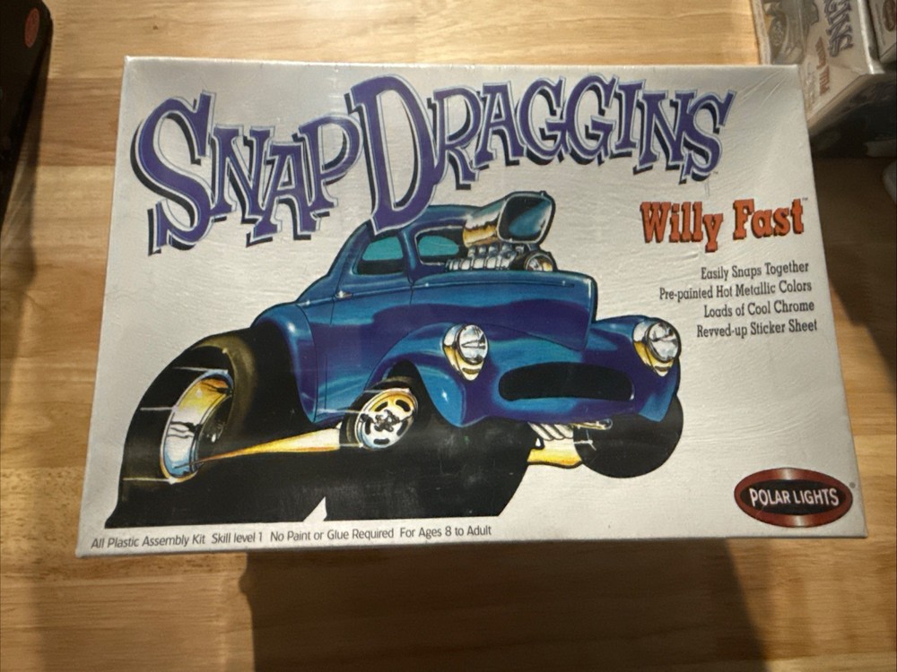 Willys Snap Draggins Willy Fast Model kit Polar lights Factory New Sealed