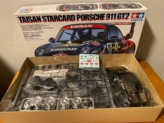 Tamiya 1:24 Taisan Starcard Porsche 911 GT2 Model Kit # 24175*2500 – Open Box