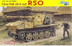 Dragon 1/35 7.5cm PaK 40/4 auf RSO ~Smart Kit #6640📌USA 📌Sealed