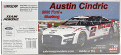 Salvino JR Models “Discount Tire” A. Cindric 2023 Ford Mustang 1/24 Model Kit
