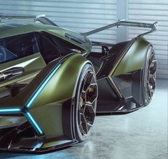 Lamborghini 1:18Race Car12Custom Built Concept Metal Body Model Carousel Green24