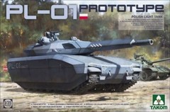 Takom 🧩 三花 🧩 1/35 Polish PL01 Prototype Light Tank #2127 📌Listed in USA📌