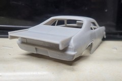1/24 scale resin 3d printed Chevy Nova Pro Mod drag body model slot car