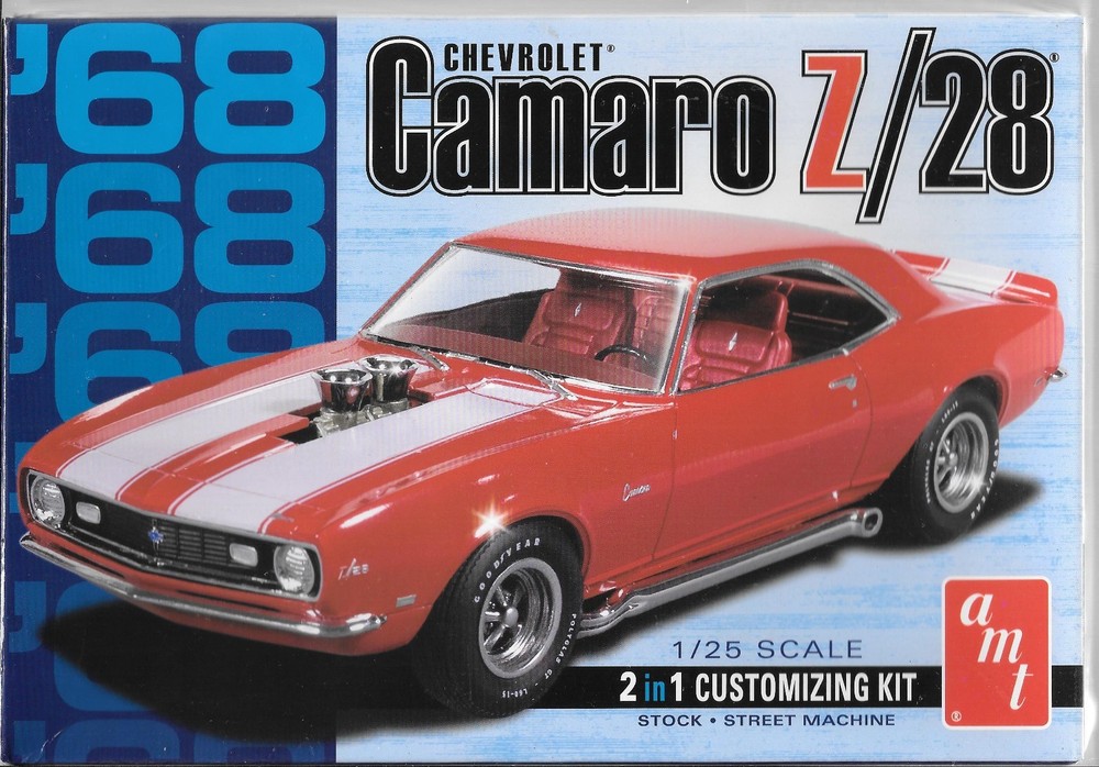 AMT 1968 ’68 Chevrolet Camaro Z/28 in 1/25 868 /12 ST CA