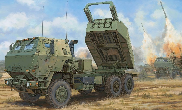 Trumpeter 1/35 M142 High Mobility Artillery Rocket Sys. (HIMARS) Veh #01041📌USA