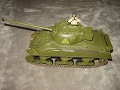 Built Tank w/Driver Long Barrel 6-1/2 inches long Well Built & Painted Ex Cond